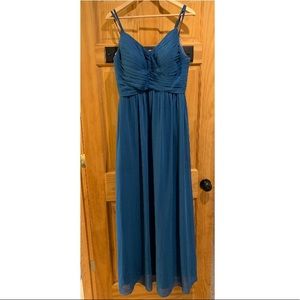 Azazie Blake Bridesmaid Dress Ink Blue